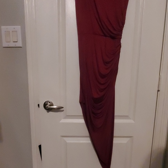 Burgundy Midi Dress - Picture 3 of 4
